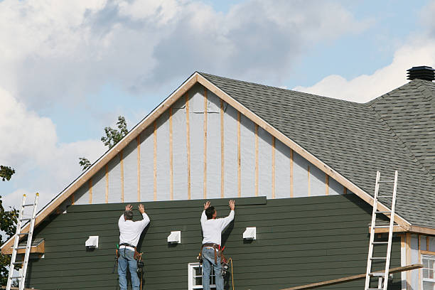 Professional Siding Repair technician working in State Road, NC